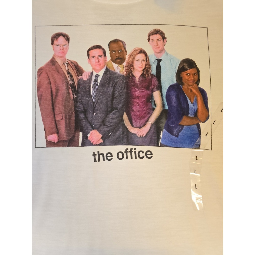 The Office U.S Universal Television Womens T-Shirt White Short Sleeve L New